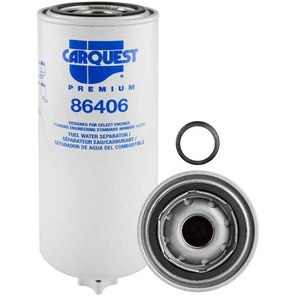 Carquest Premium Fuel/Water Sizeeparator Sizepin-on with Drain