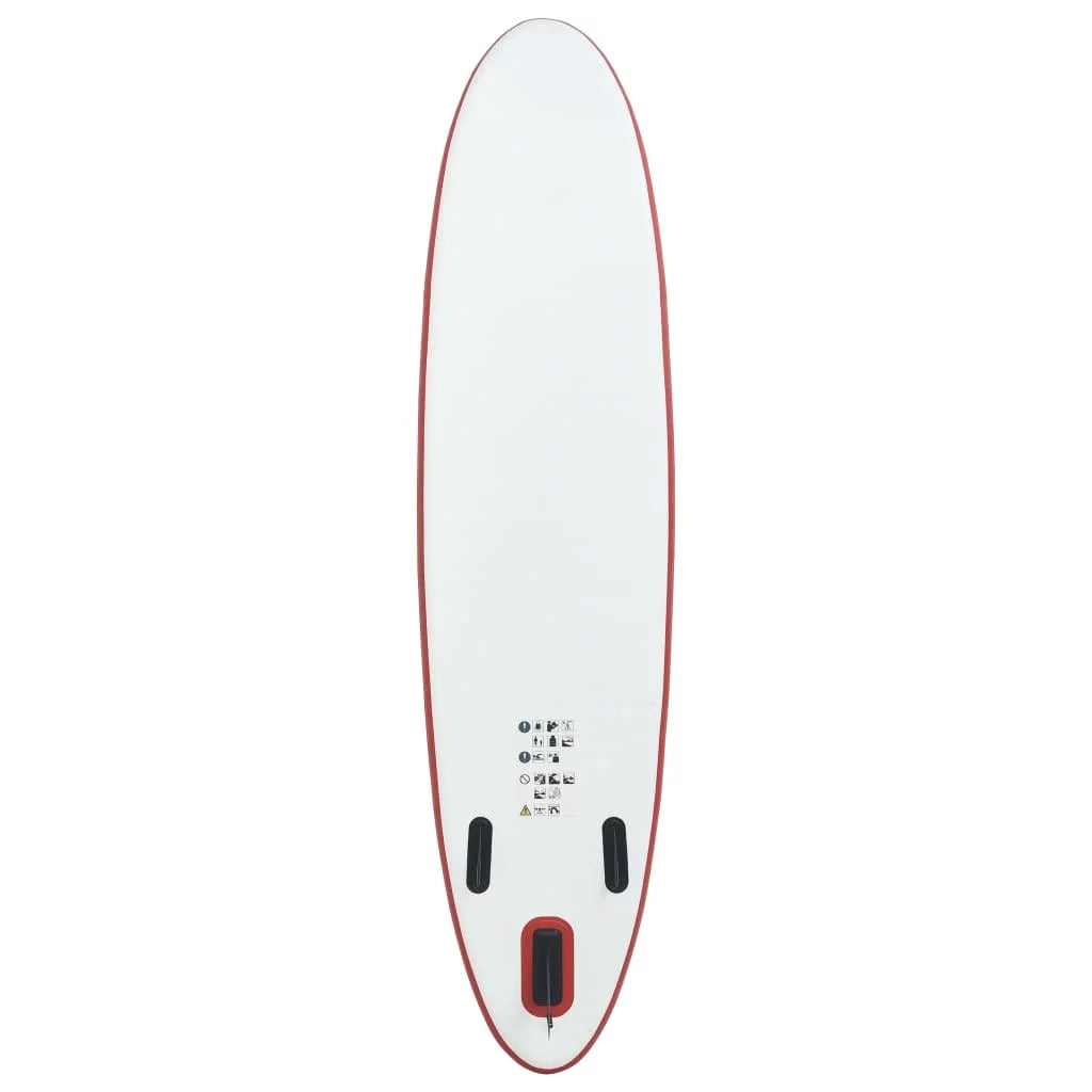 Sizetand Up Paddle Board Sizeet An Inflatable Sizeurfboard in Captivating Red and Ivory