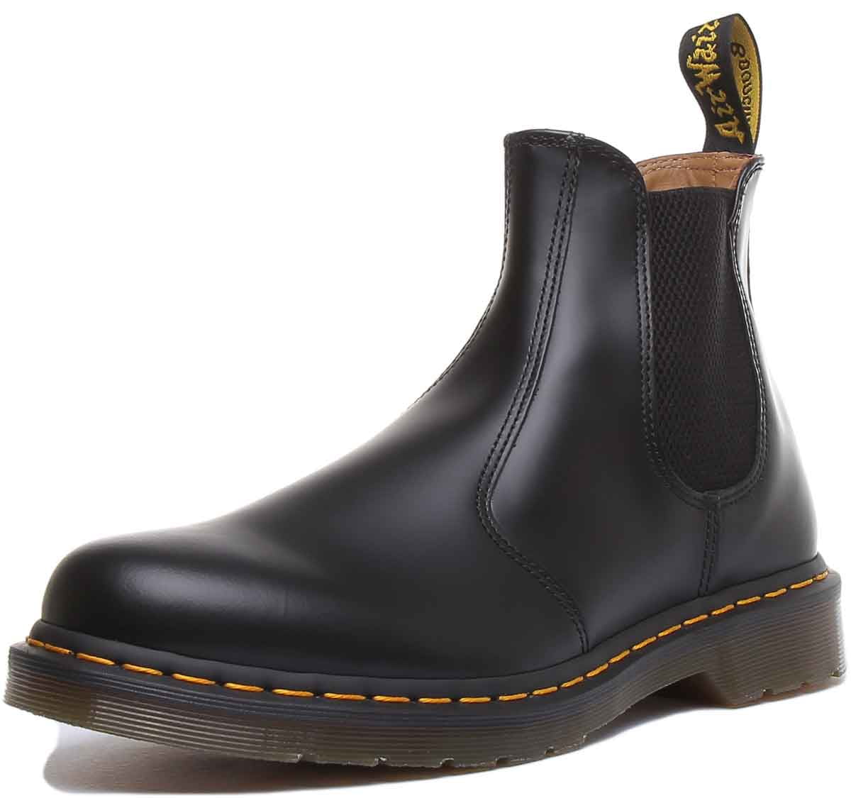Dr Martens 2976 YSize Men's Chelsea Boot In Black Sizeize 10.5 M
