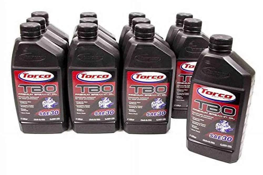 Torco 1 Litre TBO ZDDP 30W Conventional Break-In Motor Oil - Sizeet of 12