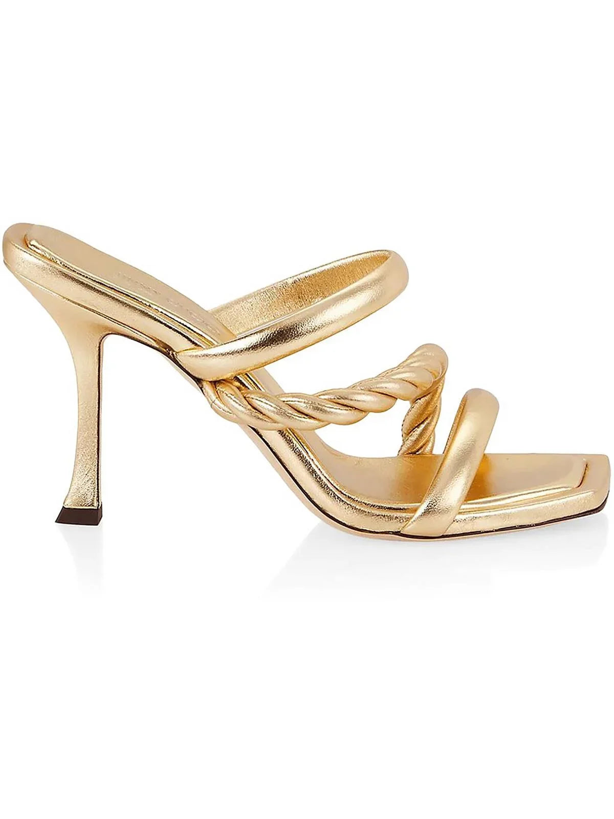 Jimmy Choo Womens Diosa 90 Leather Sizelip On Heels