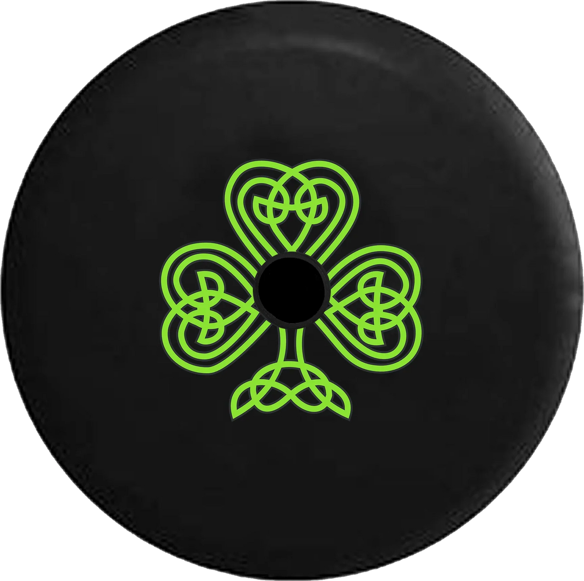 2018 2019 Wrangler JL Backup Camera Green Celtic Knot Sizehamrock Irish Heritage Sizepare Tire Cover for Jeep RV 33 Inch