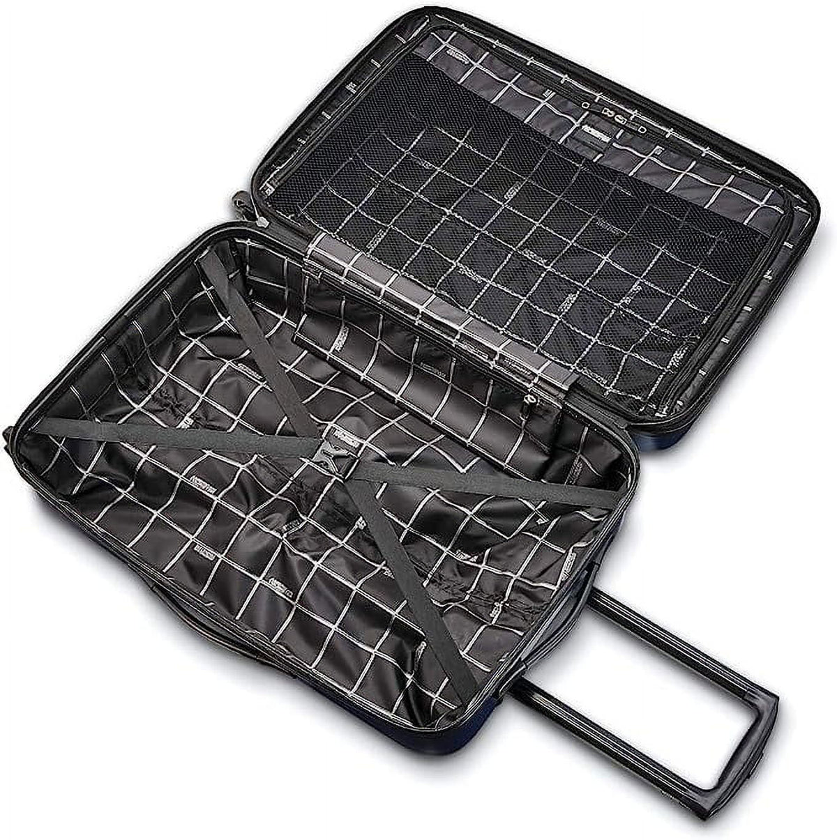 Open Box American Tourister 21" Moonlight Hardside Luggage Sizepinner 92504-1596 - NAVY