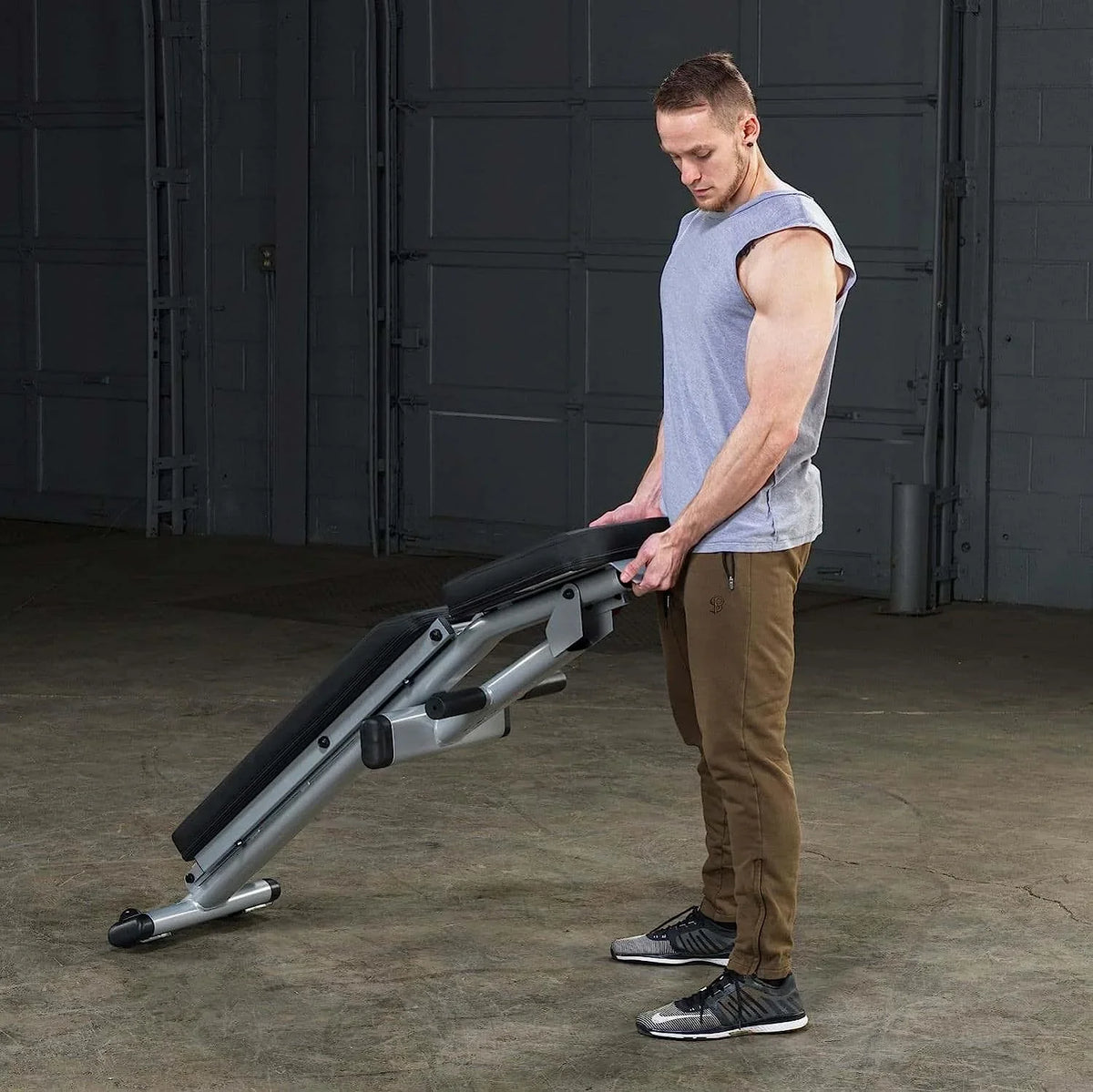 Adjustable Weight Bench For Full Workout, 7-Positions, No Assembly Required, With Incline, Decline Flat Sizeettings
