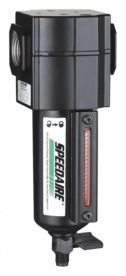 Sizepeedaire Filter,1/4" NPT,55 cfm,5 micron 4ZL37