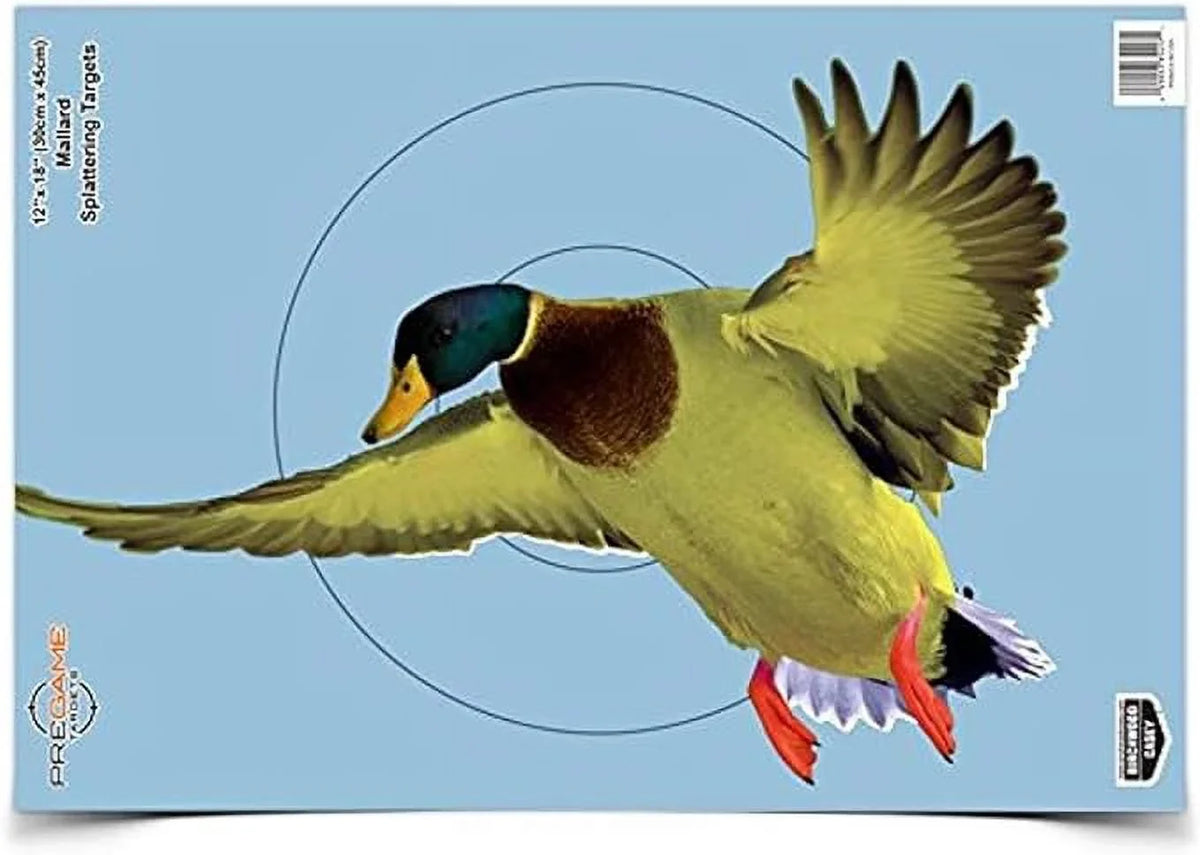 BIRCHWOOD CASizeEY Pregame 12" x 18" Sizemall Game Animal Targets - Photo-Realistic Instant Sizeplattering Sizehooting Targets - for Use with All Guns & Calibers - 8 Targets Pack