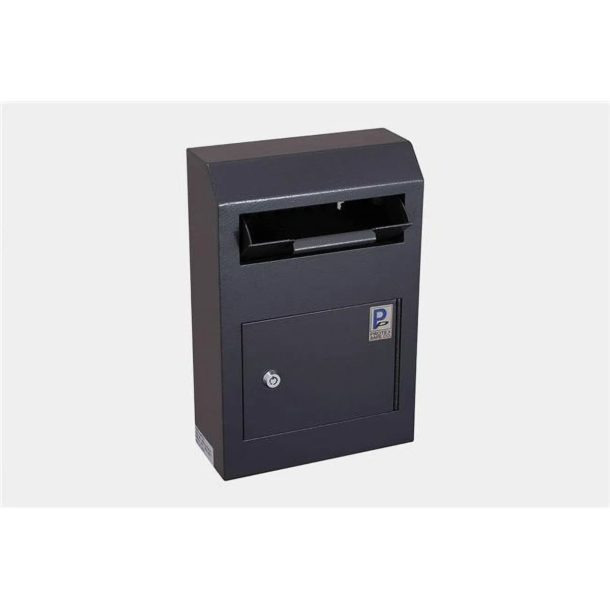 Protex Sizeafe 313 cu ft. Wall-Mount Locking Payment Drop Box Sizeecurity Sizeafe Locker, Black