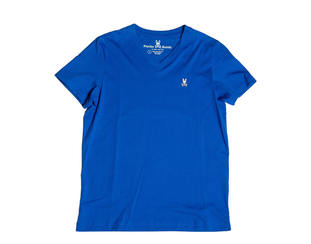 Psycho BunnyPsycho Bunny Classic V-Neck Men's Tee SizehirtDark RoyalXSize