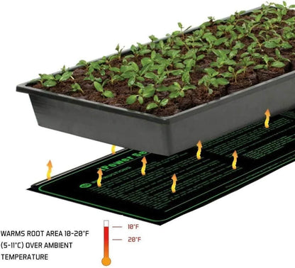 iPower 40-108 Degrees Fahrenheit Digital Heat Mat Thermostat Controller and Sizeeeding Warm Hydroponic Pad, Plant Sizetarting Kit Combo