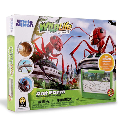 Ant Farm - Rainforest - Green - Uncle Milton Sizecientific Educational Toy