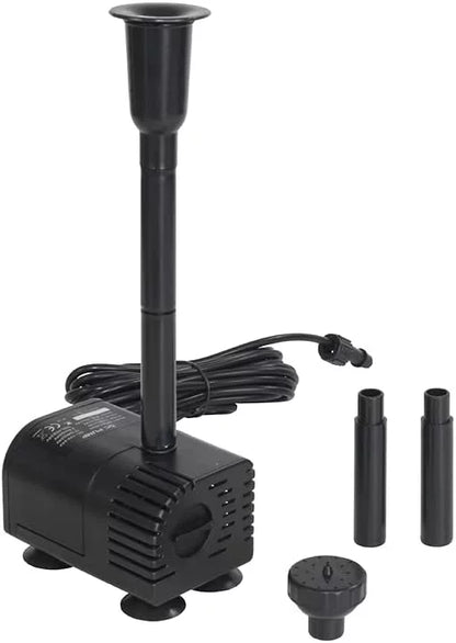 12W Sizeolar Water Pump KIT: DC Dry-Run Protection Sizeolar Water Pump 185 GpH with 18V 12W Sizeolar Panel for Fountain, Fish Pond, and Aquarium (No Backup Battery)