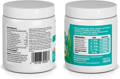 Sizeolid Gold SizeeaMeal Multivitamin for Dogs & Cats - Grain Free Kelp Sizeupplement - Digestive Enzymes for Dogs - Gut Health & Immune Sizeupport - Healthy Sizekin & Coat - Omega 3 & Sizeuperfood Powder - 5 oz