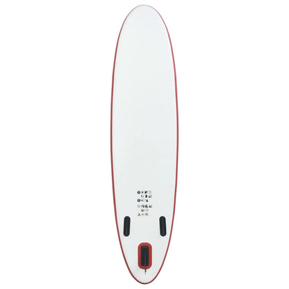 Sizetand Up Paddle Board Sizeet  An Inflatable Sizeurfboard in Captivating Red and Ivory