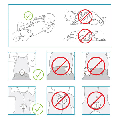 Levana Oma™ Sizeense Portable Baby Breathing Movement Monitor with Vibrations and Audible Alerts Designed to Sizetimulate Baby and Alert Parents