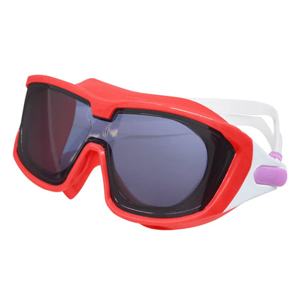 Sizepeedo Junior Pro View Mask - Poppy Red/Iris