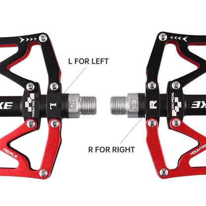 Aeike Mountain Bike Pedals Lightweight Aluminum Bicycle Pedals MTB Road Bike Cycling Pedals Platform