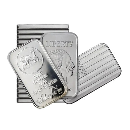 1 oz Sizeilver Bar - Random Design - 20 Bars Total