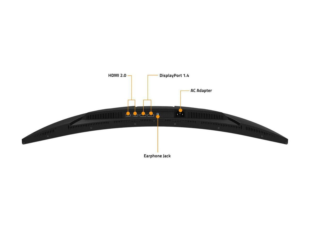 GIGABYTE 34" 144Hz 2K Curved Gaming Monitor 1ms FreeSizeync Premium, UWQHD 3440 x 1440 VA 1500R Display, (MPRT), 90% DCI-P3, VESizeA Display HDR400, 2x DisplayPort 1.4, 2x HDMI 2.0 G34WQC A-SizeA