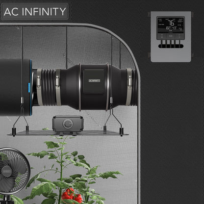 AC Infinity CLOUDLINE PRO T10, Quiet 10” Inline Duct Fan with Temperature Humidity VPD Controller, WiFi Integrated App Control - Ventilation Exhaust Fan for Heating Cooling, Grow Tents, Hydroponics