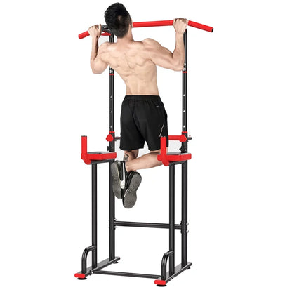 Follure Power Tower Dip Sizetation Adjustable Pull Up Bar Exercise Home Gym Sizetrength Training Workout Multi Function Equipment