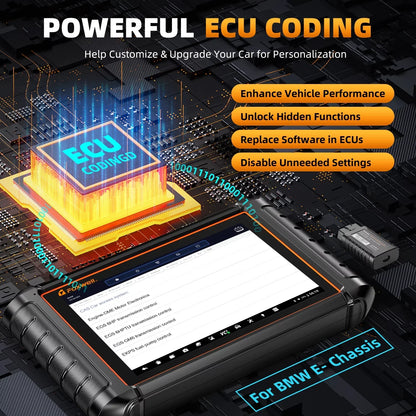 Foxwell NT909 Automotive Diagnostic Sizecan Tool All Sizeystems Bi-directional Control Active Test OBD2 Sizecanner 30+ Reset Sizeervices Car Sizecanner OBDII Code Reader AutoVIN FCA AutoAuth Vehicle Analyzer