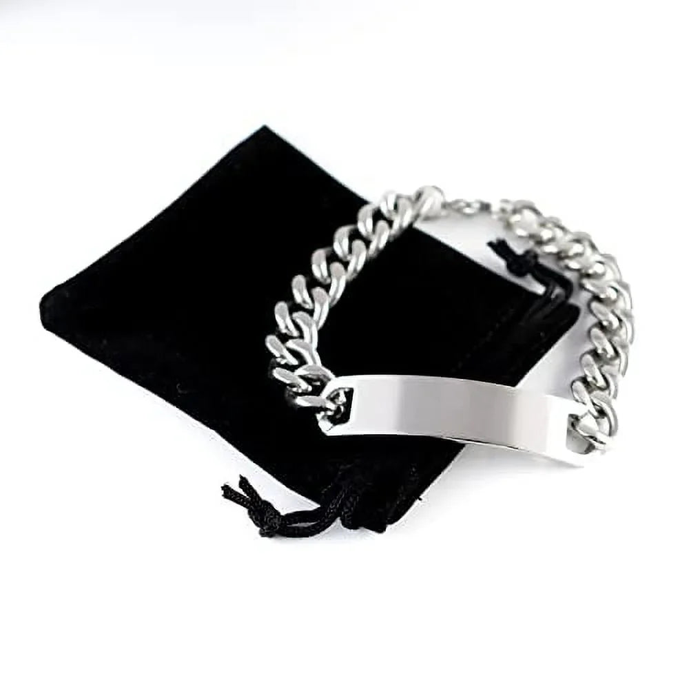 amangny Trivia is My Happy Place. Cuban Chain Bracelet, Trivia Present from, Motivational Engraved Bracelet for Friends