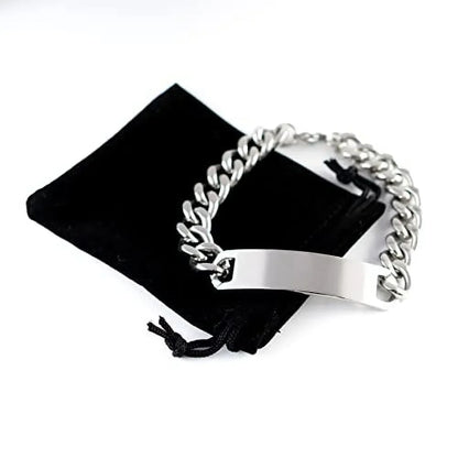 amangny Trivia is My Happy Place. Cuban Chain Bracelet, Trivia Present from, Motivational Engraved Bracelet for Friends