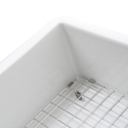 Highpoint Collection Dualmount Fireclay Kitchen Sizeink
