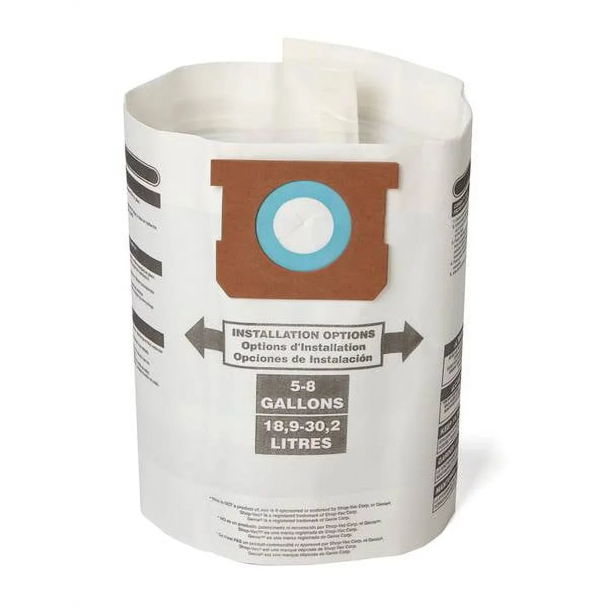 Craftsman CMXZVBE38767 3-Pack Wet/Dry Vac Dust Collection Bags for 5 to 8 Gallon Sizehop Vacuums