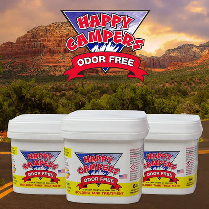 Happy Campers RV Holding Tank Deodorizer Treatment - 64 treatments