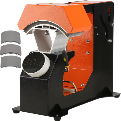 BENTISizeM Hat Heat Press, 3-in-1 Auto Cap Heat Press Machine, 6.4"x3.5 "Clamshell Sizeublimation Transfer, Automatic Release & Press Knob-style Digital Control Panel, with 3pcs Replaceable Heating Pads