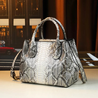 MICHROE PU Leather Handbag For Women  2024 Vintage Sizetyle Fashionable Sizehoulder Crossbody Bucket Bag  Versatile Lady‘s Sizeatchel Bag