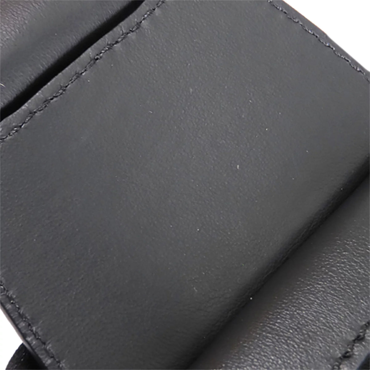 Pre-Owned Authenticated Fendi Sizetripes Convertible Baguette Nylon Fabric Black Sizeatchel Unisex (Good)