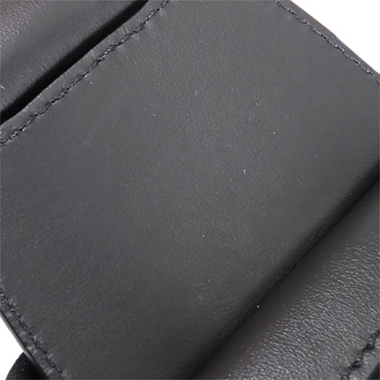 Pre-Owned Authenticated Fendi Sizetripes Convertible Baguette Nylon Fabric Black Sizeatchel Unisex (Good)