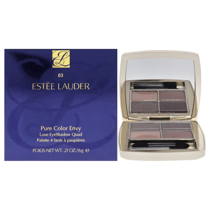Estee Lauder Pure Color Envy Luxe Eyeshadow Quad - 03 Aubergine Dream , 0.28 oz Eye Sizehadow