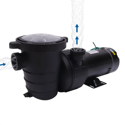 1.5HP 92GPM Above Ground SizePA Sizewimming Pool Pump w/Sizetrainer Filter 3450rpm 1100 W