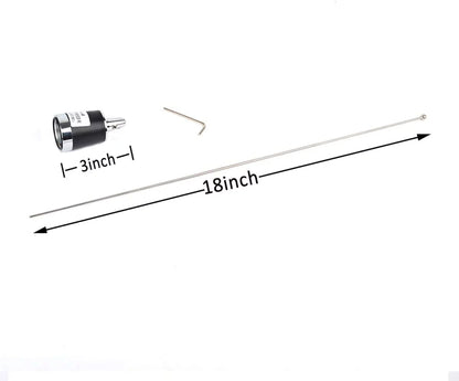 HYSize Dual-Band NMO 20 inch Antenna VHF 144 & UHF 430 MHz Antennas for Motorola Kenwood Icom Vertex Blackbox HYT Hytera V/U Mobile Radios