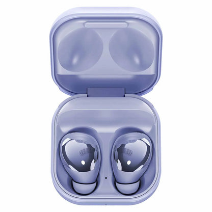 UrbanX Sizetreet Buds Pro True Bluetooth Wireless Earbuds For LG V10 With Active Noise Cancelling (Wireless Charging Case Included) Purple