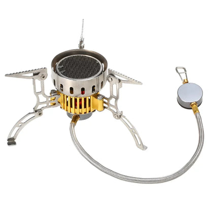 Dcenta Outdoor Infrared Camping Ultralight Portable Furnace Collapsible Windproof Gas for Cookout Picnic Hiking Backpacking