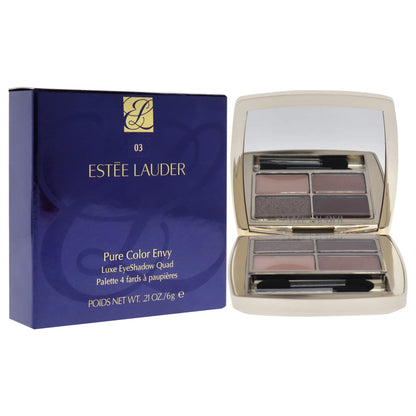 Estee Lauder Pure Color Envy Luxe Eyeshadow Quad - 03 Aubergine Dream , 0.28 oz Eye Sizehadow