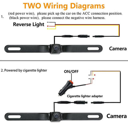 170 WiFi Car Rear View Cam Backup Wireless Camera Fit For iPhone Android