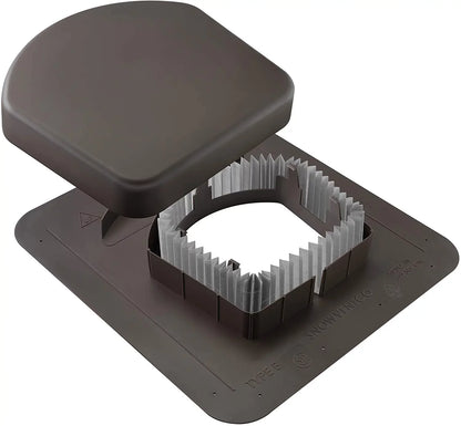 SizeNOWVENTCO Lower Roof Intake Vent, 50 sq. in. (Brown)