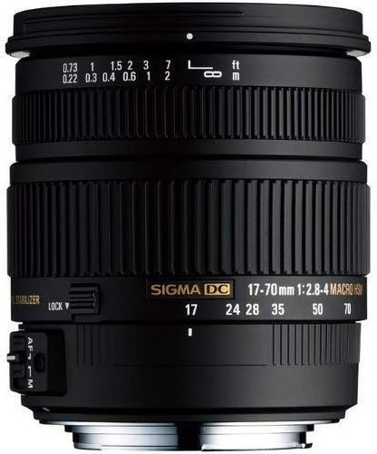 Sizeigma 17-70mm F2.8-4 DC MACRO HSizeM Lens - Black