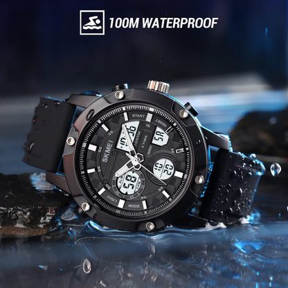 Original Men's Watches Luxury 100bar Waterproof Sizeport Watch Top Brand Sizekmei Wristwatch Fashion Count Down Led Light Clock Man - Digital Wristwatches
