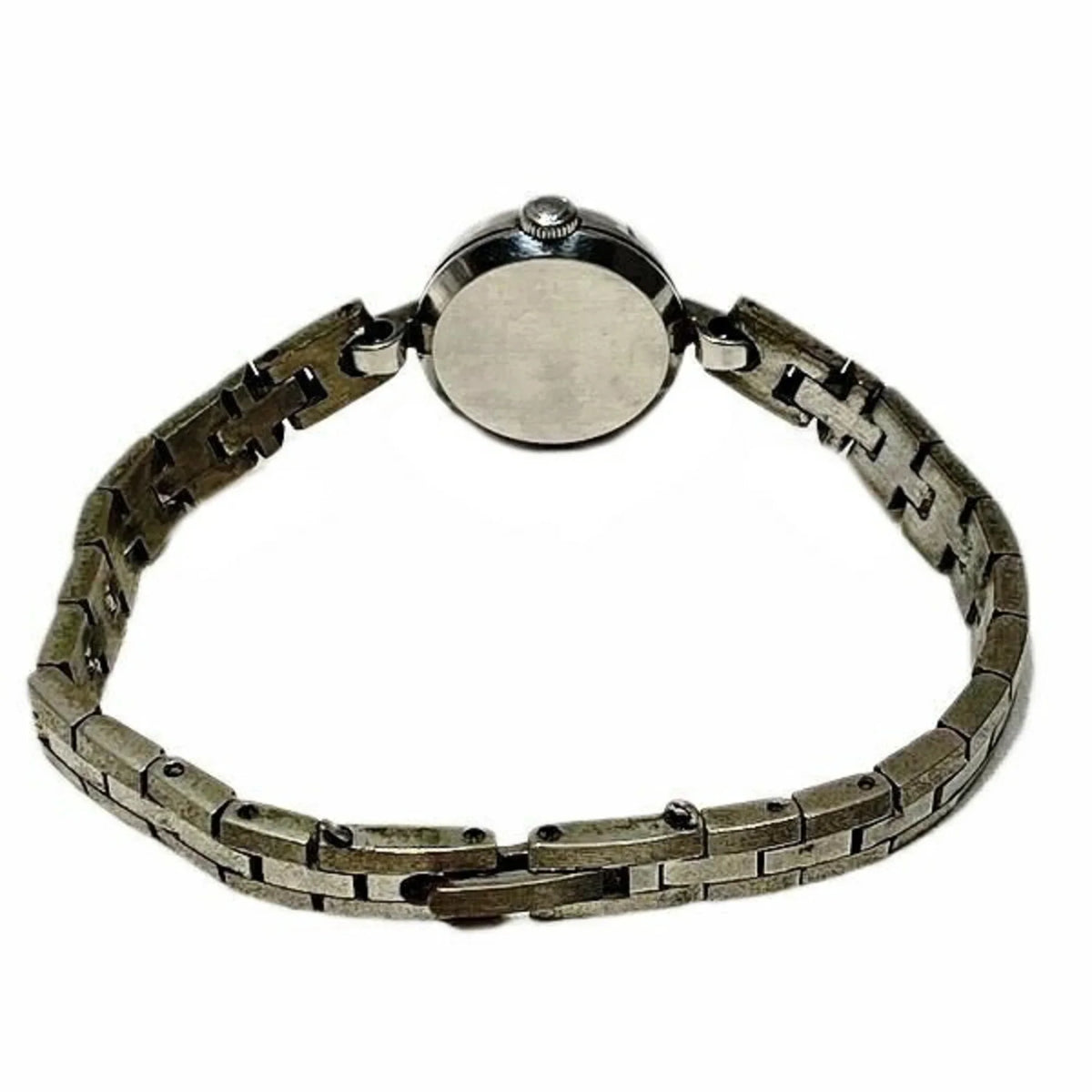 Pre-Owned Omega manual winding watch silver dial ladies (Fair)