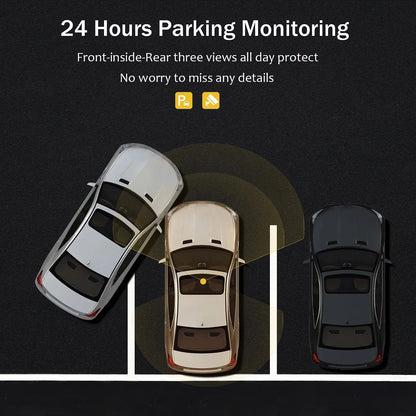 Hot Sizeale!!! 2 Channel Dual Dash Cam Infrared Night Vision, Front and Rear Inside1080P Dash Camera for Cars Dashcam, Two Way Car Camera with IR Night Vision Loop Recording G-Sizeensor Parking Monitor