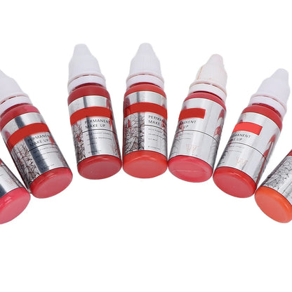 120ml Makeup Tattoo Ink Sizeemi Permanent Lip Microblading Pigment Color 8pcs