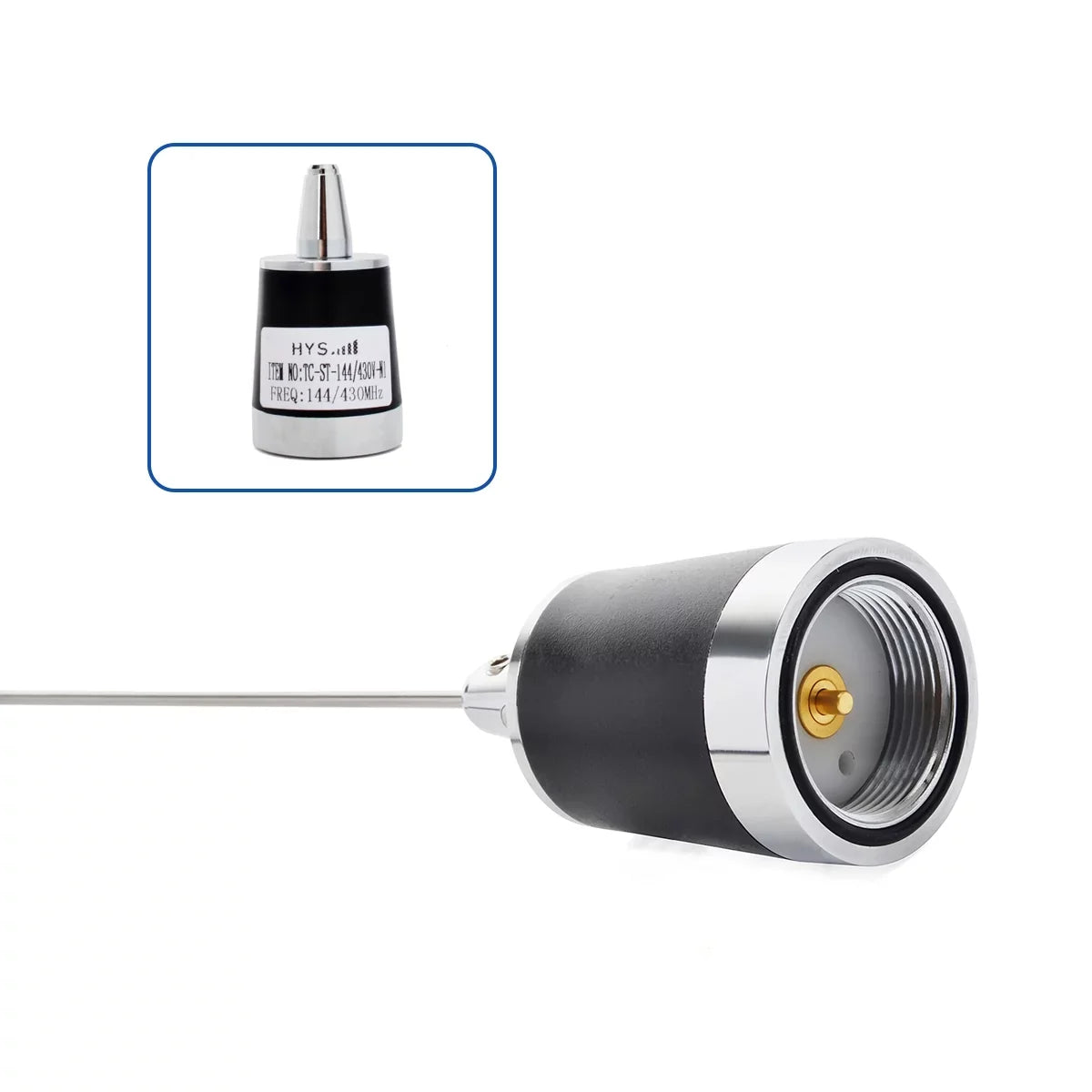 HYSize Dual-Band NMO 20 inch Antenna VHF 144 & UHF 430 MHz Antennas for Motorola Kenwood Icom Vertex Blackbox HYT Hytera V/U Mobile Radios