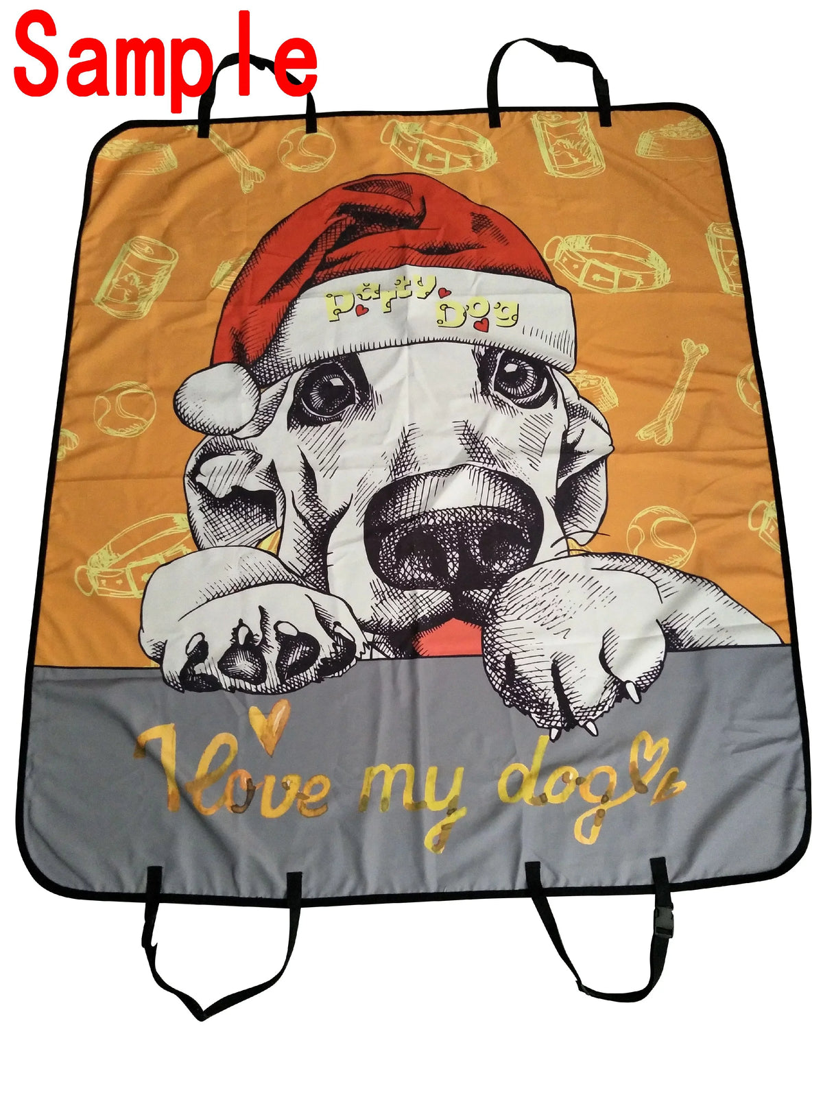 GCKG Big face Lion Pet Car Sizeeat Cover Dog Car Sizeeat Mat Hammock Cargo Mat Trunk Mat For Cars Trucks and SizeUV 54x60 inches