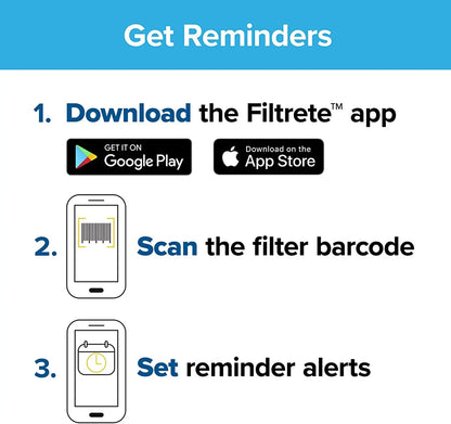 Filtrete 12x24x1 Air Filter, MPR 1900, MERV 13, Healthy Living Ultimate Allergen 3-Month Pleated 1-Inch Air Filters, 2 Filters
